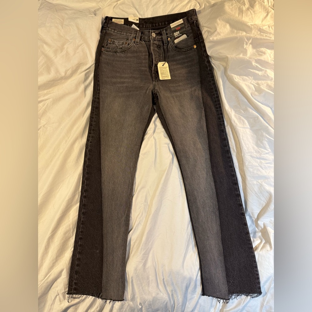 Stylish Black and Gray Jeans